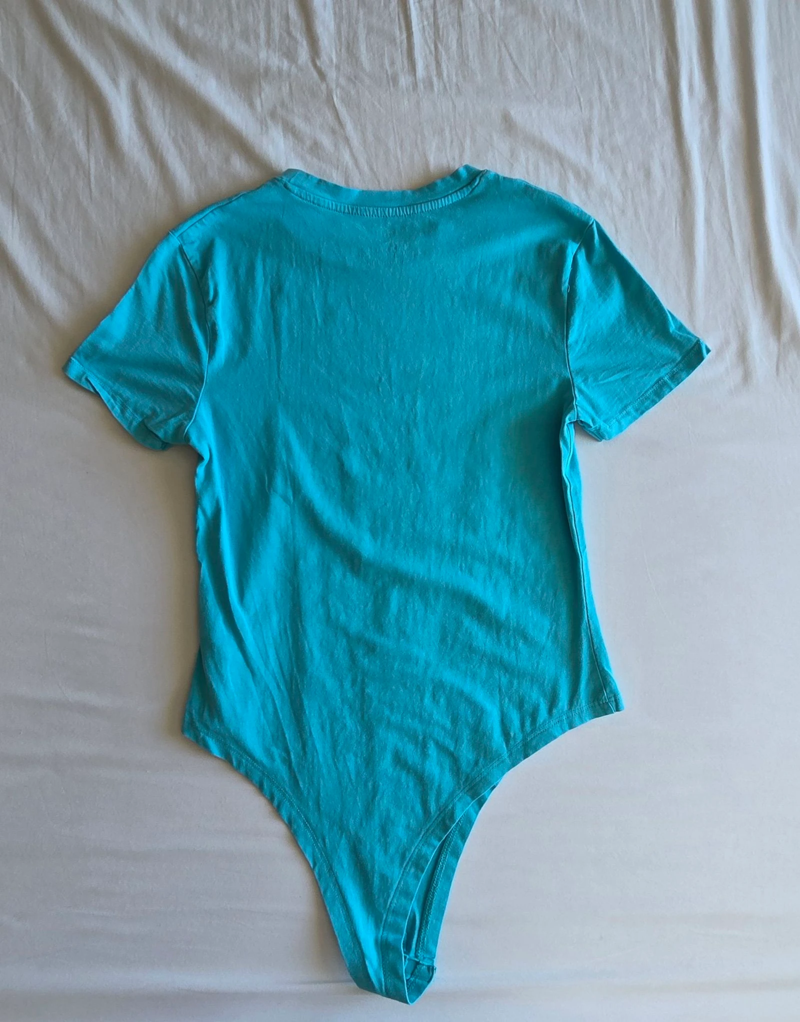 Camiseta corta turquesa M 40 42 Primark de manga corta y elástica – photo 3